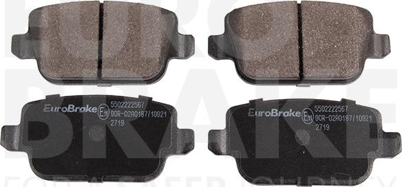 Eurobrake 5502222567 - Bremžu uzliku kompl., Disku bremzes autospares.lv