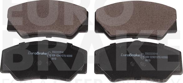 Eurobrake 5502222514 - Bremžu uzliku kompl., Disku bremzes autospares.lv