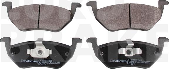 Eurobrake 5502222585 - Bremžu uzliku kompl., Disku bremzes www.autospares.lv