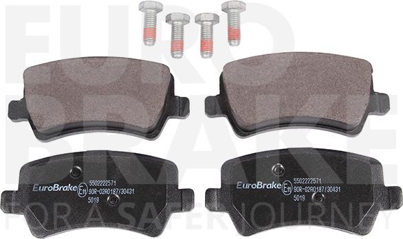 Eurobrake 5502222571 - Bremžu uzliku kompl., Disku bremzes autospares.lv