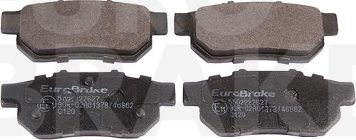 Eurobrake 5502222627 - Bremžu uzliku kompl., Disku bremzes www.autospares.lv