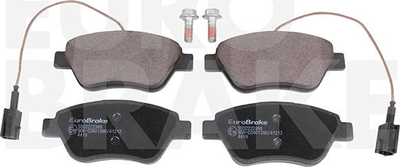 Eurobrake 5502222388 - Brake Pad Set, disc brake www.autospares.lv