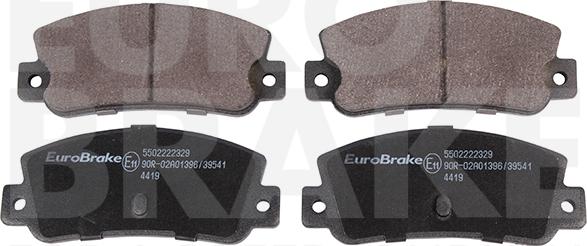 Eurobrake 5502222329 - Bremžu uzliku kompl., Disku bremzes autospares.lv