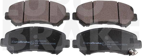 Eurobrake 5502222269 - Bremžu uzliku kompl., Disku bremzes www.autospares.lv