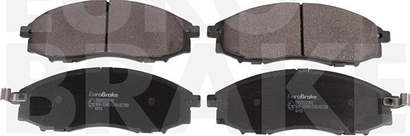 Eurobrake 5502222260 - Bremžu uzliku kompl., Disku bremzes www.autospares.lv