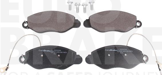 Eurobrake 5502222263 - Bremžu uzliku kompl., Disku bremzes autospares.lv