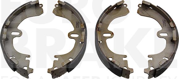 Eurobrake 58492745501 - Brake Shoe Set www.autospares.lv