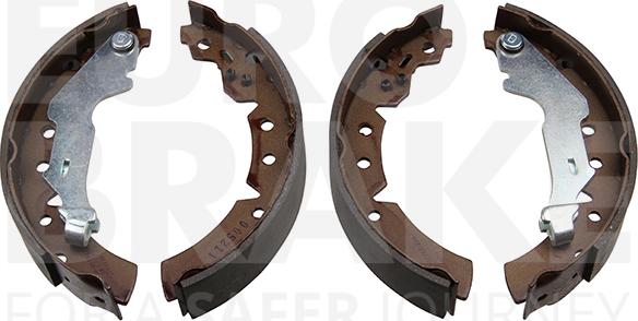 Eurobrake 58492745660 - Brake Shoe Set www.autospares.lv