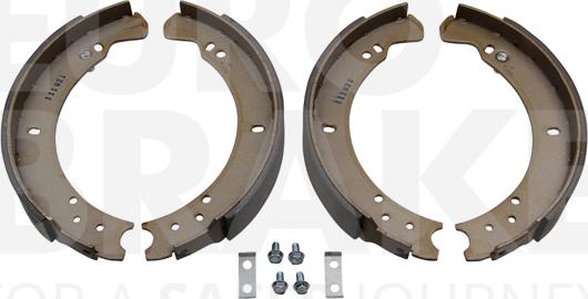 Eurobrake 58492740373 - Bremžu loku komplekts www.autospares.lv