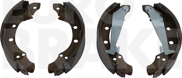 Eurobrake 58492747345 - Bremžu loku komplekts www.autospares.lv