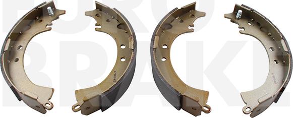 Eurobrake 58492751613 - Brake Shoe Set www.autospares.lv