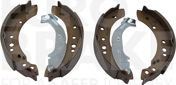 Eurobrake 58492719691 - Brake Shoe Set www.autospares.lv