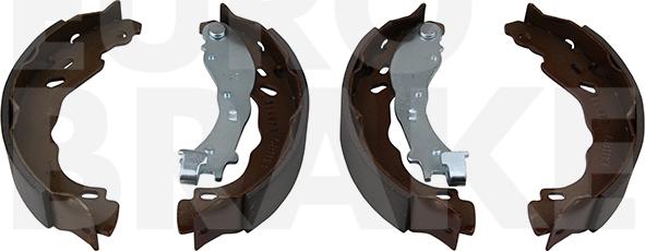 Eurobrake 58492719812 - Brake Shoe Set www.autospares.lv