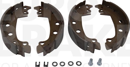 Eurobrake 58492719874 - Bremžu loku komplekts autospares.lv