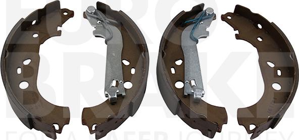 Eurobrake 58492719758 - Brake Shoe Set www.autospares.lv