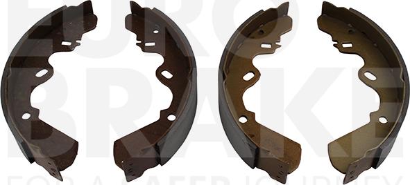 Eurobrake 58492714395 - Brake Shoe Set www.autospares.lv