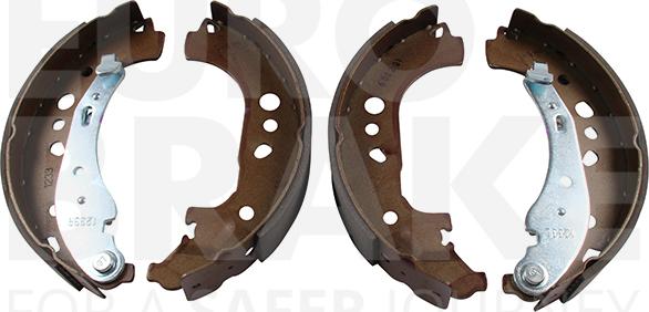 Eurobrake 58492739864 - Bremžu loku komplekts autospares.lv