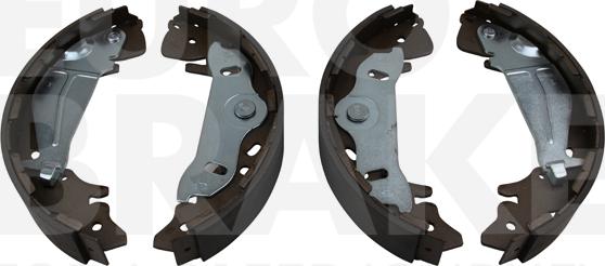 Eurobrake 58492735811 - Комплект тормозных колодок, барабанные www.autospares.lv