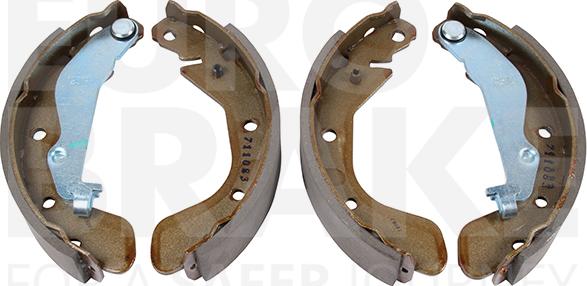 Eurobrake 58492736881 - Brake Shoe Set www.autospares.lv