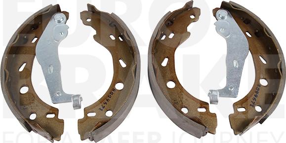 Eurobrake 58492733671 - Комплект тормозных колодок, барабанные www.autospares.lv