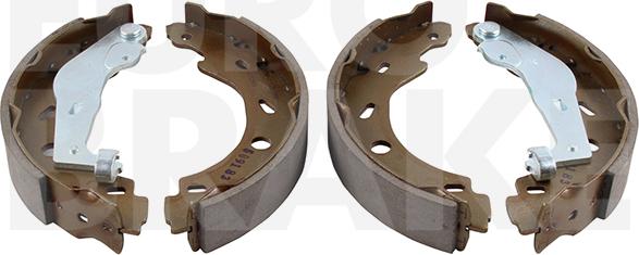 Eurobrake 58492733863 - Комплект тормозных колодок, барабанные www.autospares.lv