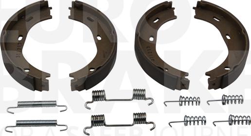 Eurobrake 58492733217 - Bremžu loku kompl., Stāvbremze autospares.lv