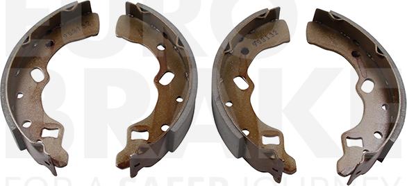 Eurobrake 58492732556 - Bremžu loku komplekts www.autospares.lv