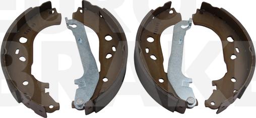 Eurobrake 58492725728 - Комплект тормозных колодок, барабанные www.autospares.lv