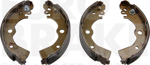 Eurobrake 58492722532 - Brake Shoe Set www.autospares.lv