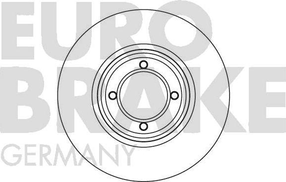 Eurobrake 5815209906 - Тормозной диск www.autospares.lv