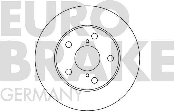 Eurobrake 5815204555 - Bremžu diski autospares.lv