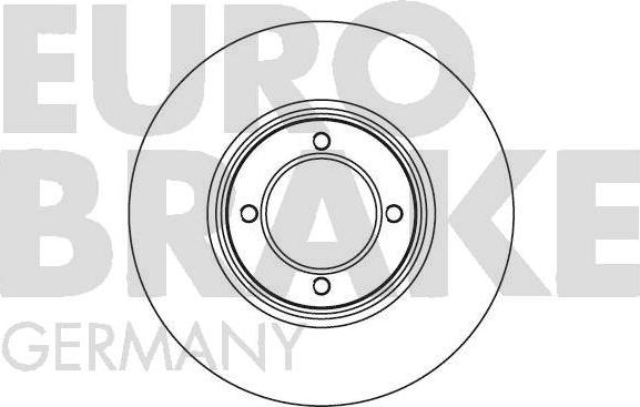 Eurobrake 5815204508 - Bremžu diski www.autospares.lv