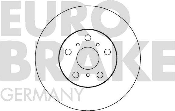 Eurobrake 5815204534 - Bremžu diski www.autospares.lv