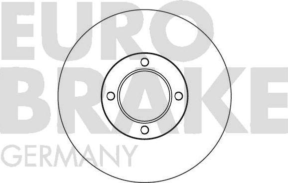 Eurobrake 5815204525 - Bremžu diski autospares.lv