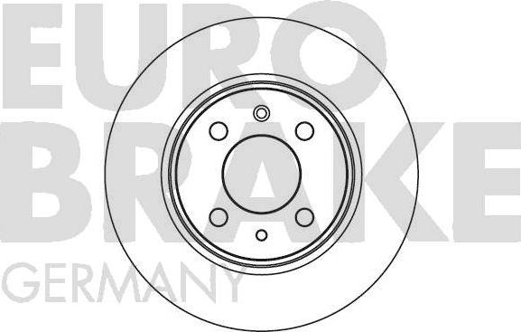 Eurobrake 5815204105 - Bremžu diski www.autospares.lv