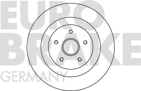 Eurobrake 5815203952 - Brake Disc www.autospares.lv