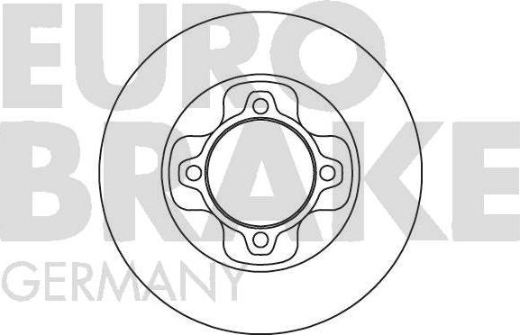 Eurobrake 5815203208 - Bremžu diski autospares.lv