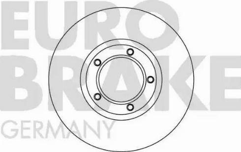 Eurobrake 5815202547 - Bremžu diski www.autospares.lv