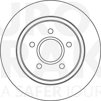 Eurobrake 5815202559 - Bremžu diski autospares.lv