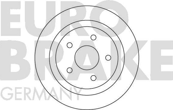 Eurobrake 5815202539 - Bremžu diski www.autospares.lv