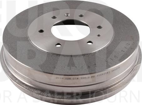 Eurobrake 5825253214 - Тормозной барабан www.autospares.lv