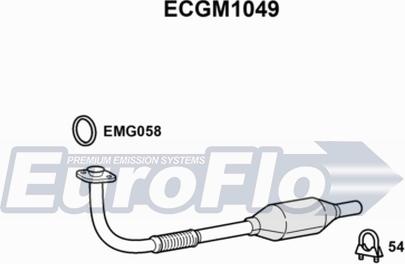 EuroFlo ECGM1049 - Katalizators www.autospares.lv