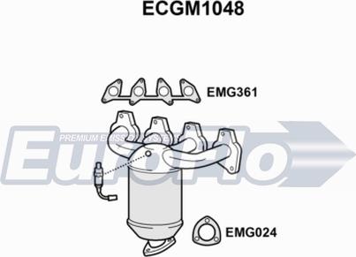 EuroFlo ECGM1048 - Katalizators www.autospares.lv