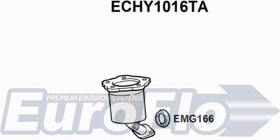 EuroFlo ECHY1016TA - Katalizators autospares.lv