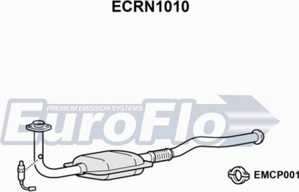 EuroFlo ECRN1010 - Katalizators www.autospares.lv