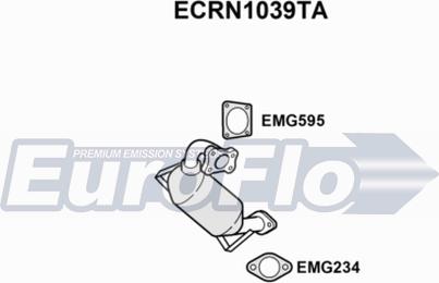 EuroFlo ECRN1039TA - Katalizators www.autospares.lv