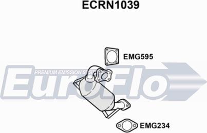 EuroFlo ECRN1039 - Katalizators www.autospares.lv