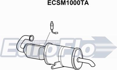 EuroFlo ECSM1000TA - Катализатор www.autospares.lv