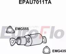 EuroFlo EPAU7011TA - Nosēdumu / Daļiņu filtrs, Izplūdes gāzu sistēma autospares.lv