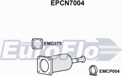 EuroFlo EPCN7004 - Nosēdumu / Daļiņu filtrs, Izplūdes gāzu sistēma autospares.lv